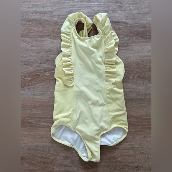 Girls Minnow Ruffle One-Piece Swimsuit - Picture 4 of 9